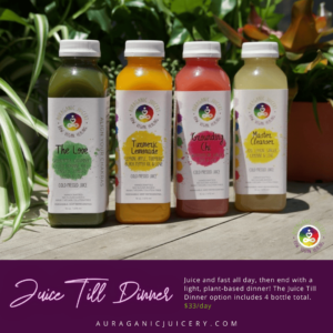 Aura Cleanse juice program for a healthy lifestyle